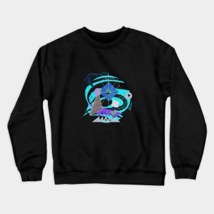 The moon fish Crewneck Sweatshirt